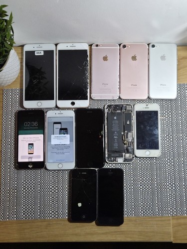 Job lot 12x apple iphones - lot,