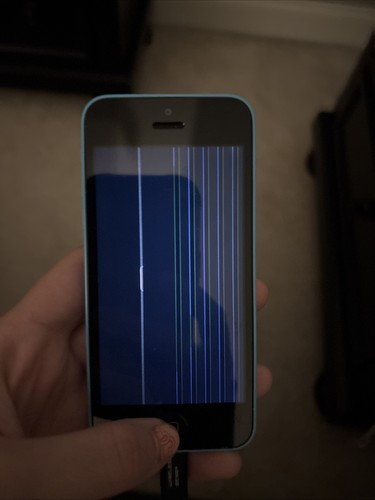 Iphone blu rotto - iphone, 5c